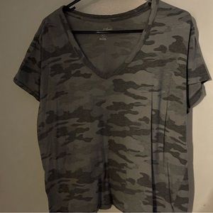 Target brand green camo tee